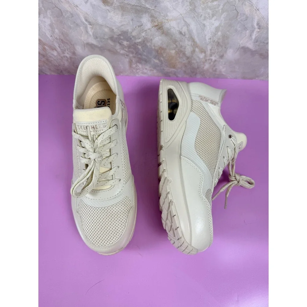 Skechers Slip-ins Uno Everywear Off White Sneakers 177111 Womens 10
